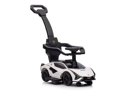 LEAN CARS Jeździk z Pchaczem Lamborghini QLS-996T Biały LEAN CARS Jeździk z Pchaczem Lamborghini QLS-996T Biały