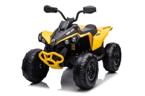 LEAN CARS Quad Na Akumulator CAN-AM Renegate Żółty LEAN CARS Quad Na Akumulator CAN-AM Renegate Żółty