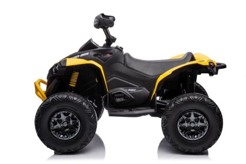 LEAN CARS Quad Na Akumulator CAN-AM Renegate Żółty LEAN CARS Quad Na Akumulator CAN-AM Renegate Żółty