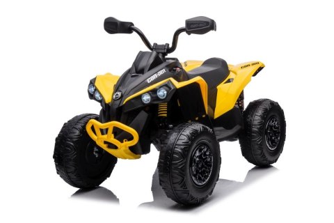 LEAN CARS Quad Na Akumulator CAN-AM Renegate Żółty LEAN CARS Quad Na Akumulator CAN-AM Renegate Żółty