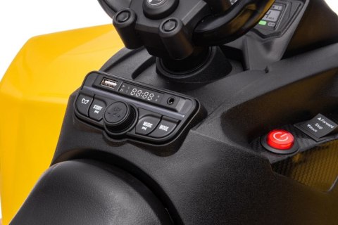 LEAN CARS Quad Na Akumulator CAN-AM Renegate Żółty LEAN CARS Quad Na Akumulator CAN-AM Renegate Żółty