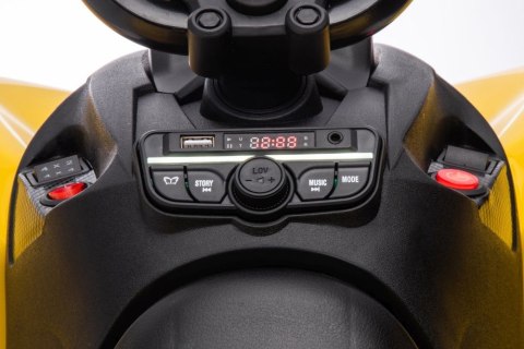 LEAN CARS Quad Na Akumulator CAN-AM Renegate Żółty LEAN CARS Quad Na Akumulator CAN-AM Renegate Żółty