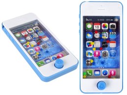 LEAN TOYS Zabawkowy Telefon Komórkowy 5S Niebieski