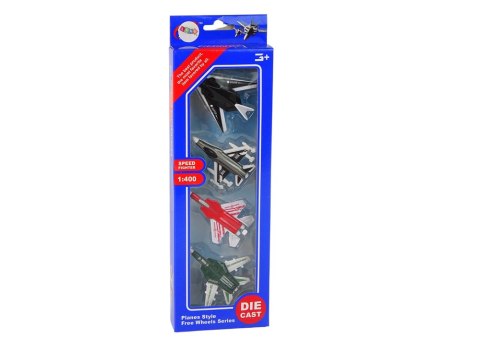 LEAN TOYS Zestaw Samoloty Odrzutowce 1:400 4 Szt LEAN TOYS Zestaw Samoloty Odrzutowce 1:400 4 Szt