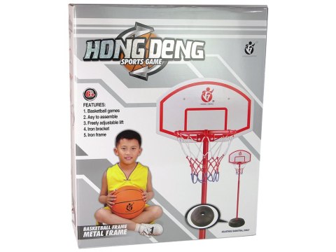 LEAN Toys Kosz Do Koszykówki Dla Dzieci Kosz Piłka Ogród LEAN Toys Kosz Do Koszykówki Dla Dzieci Kosz Piłka Ogród