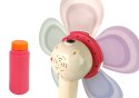 LEAN Toys Maszyna Do Baniek Mydlanych Czerwony Kwiatek Muzyka
