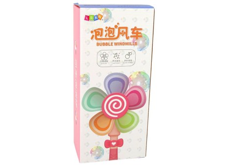 LEAN Toys Maszyna Do Baniek Mydlanych Czerwony Kwiatek Muzyka LEAN Toys Maszyna Do Baniek Mydlanych Czerwony Kwiatek Muzyka
