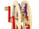 LEAN Toys Obrotowy Drewniany Diabelski Młyn Figurki