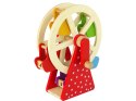 LEAN Toys Obrotowy Drewniany Diabelski Młyn Figurki