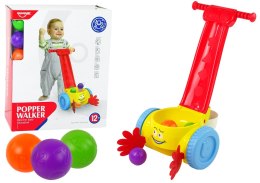 LEAN Toys Pchacz Zbieracz Piłek Kulek Dla Dzieci