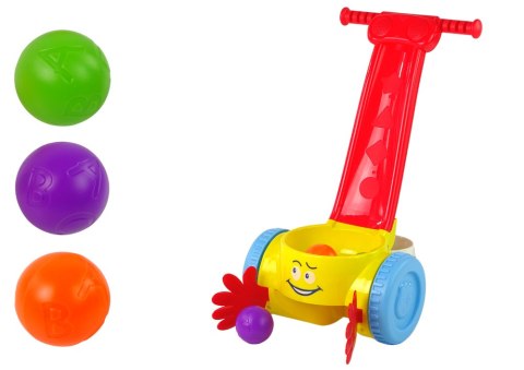 LEAN Toys Pchacz Zbieracz Piłek Kulek Dla Dzieci LEAN Toys Pchacz Zbieracz Piłek Kulek Dla Dzieci