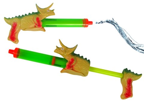 LEAN Toys Pistolet Na Wodę 40 cm Dinozaur Zielony Ogród LEAN Toys Pistolet Na Wodę 40 cm Dinozaur Zielony Ogród