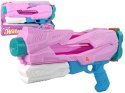LEAN Toys Pistolet Na Wodę 800 ml Różowy Zasięg 8 m