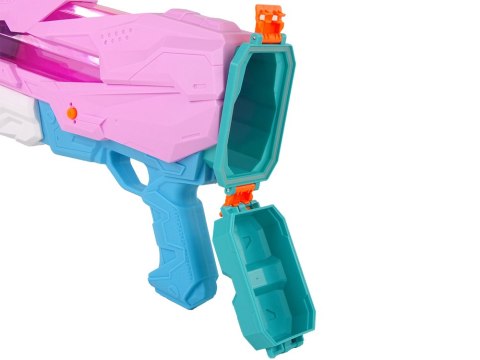 LEAN Toys Pistolet Na Wodę 800 ml Różowy Zasięg 8 m LEAN Toys Pistolet Na Wodę 800 ml Różowy Zasięg 8 m