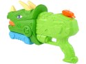 LEAN Toys Pistolet Na Wodę Dinosaur Triceratops 1330 ml Zielony Zasięg 8 m