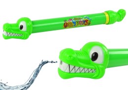 LEAN Toys Pistolet Na Wodę Krokodyl 45 cm Zielony Ogród