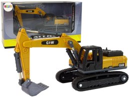 LEAN Toys Pojazd Budowlany Koparka Przesuwna Plastikowa