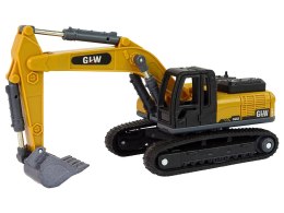 LEAN Toys Pojazd Budowlany Koparka Przesuwna Plastikowa
