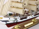 LEAN Toys Statek Drewniany Kolekcjonerski Łódź Żaglowiec Okręt