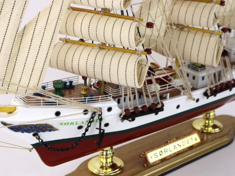 LEAN Toys Statek Drewniany Kolekcjonerski Łódź Żaglowiec Okręt LEAN Toys Statek Drewniany Kolekcjonerski Łódź Żaglowiec Okręt