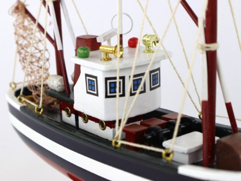 LEAN Toys Statek Kuter Rybacki Kolekcjonerski Okręt Drewniany LEAN Toys Statek Kuter Rybacki Kolekcjonerski Okręt Drewniany