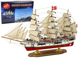 LEAN Toys Statek Łódź Drewniana Kolekcjonerski Żaglowiec Okręt