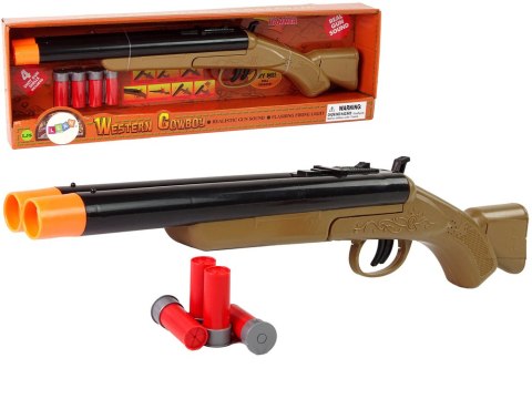 LEAN Toys Strzelba Kowbojska Dla Dzieci Kowboj Naboje LEAN Toys Strzelba Kowbojska Dla Dzieci Kowboj Naboje