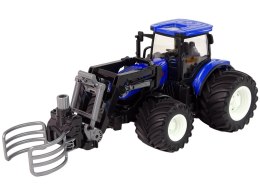 LEAN Toys Traktor Zdalnie Sterowany z Chwytnikiem Niebieski