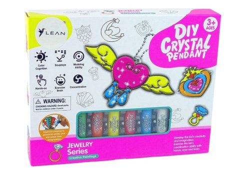 LEAN Toys Witraże Zawieszki Do Malowania Zastygająca Farba Biżuteria 6 szt. LEAN Toys Witraże Zawieszki Do Malowania Zastygająca Farba Biżuteria 6 szt.