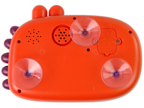 LEAN Toys Zabawka Do Kąpieli Bańki Mydlane Dinozaur Czerwony Na Baterie LEAN Toys Zabawka Do Kąpieli Bańki Mydlane Dinozaur Czerwony Na Baterie