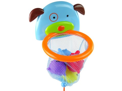 LEAN Toys Zabawka Do Kąpieli Mini Koszykówka Kosz Piesek Gumowe Rybki LEAN Toys Zabawka Do Kąpieli Mini Koszykówka Kosz Piesek Gumowe Rybki