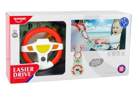 LEAN Toys Zabawka Do Samochodu Dla Niemowląt Kierownica LEAN Toys Zabawka Do Samochodu Dla Niemowląt Kierownica