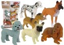 LEAN Toys Zestaw 6 Figurek Psów Figurka Psy Rasowe