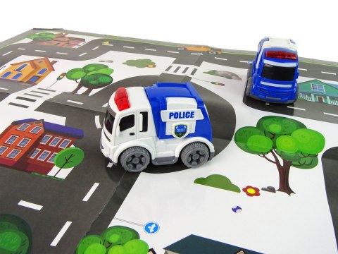 LEAN Toys Zestaw Autka Sygnalizacja Świetlna Znaki Drogowe Światła LEAN Toys Zestaw Autka Sygnalizacja Świetlna Znaki Drogowe Światła