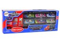 LEAN Toys Zestaw Ciężarówka Transportowa Auta Wyścigowe 12szt.