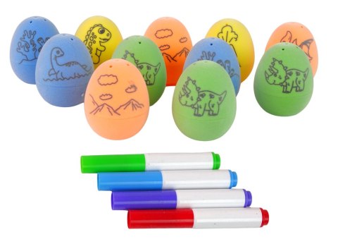 LEAN Toys Zestaw DIY Malowanie Jaj Dinozaury LEAN Toys Zestaw DIY Malowanie Jaj Dinozaury