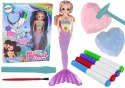 LEAN Toys Zestaw DIY Syrena Fioletowa Skarby Wykopaliska