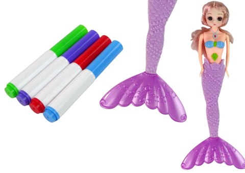 LEAN Toys Zestaw DIY Syrena Fioletowa Skarby Wykopaliska LEAN Toys Zestaw DIY Syrena Fioletowa Skarby Wykopaliska