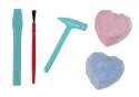 LEAN Toys Zestaw DIY Syrena Fioletowa Skarby Wykopaliska