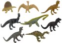 LEAN Toys Zestaw Figurek Dinozaury w Tubie Park Akcesoria 12 El.
