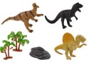 LEAN Toys Zestaw Figurek Dinozaury w Tubie Park Akcesoria 12 El.