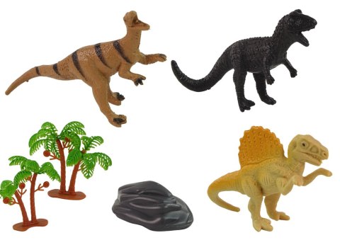 LEAN Toys Zestaw Figurek Dinozaury w Tubie Park Akcesoria 12 El. LEAN Toys Zestaw Figurek Dinozaury w Tubie Park Akcesoria 12 El.