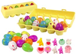 LEAN Toys Zestaw Jajka Wielkanocne Fidget Toys 12 szt.