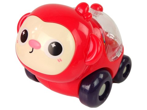 LEAN Toys Zestaw Kolorowych Pojazdów Zwierzęta z Kuleczkami LEAN Toys Zestaw Kolorowych Pojazdów Zwierzęta z Kuleczkami