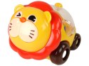 LEAN Toys Zestaw Kolorowych Pojazdów Zwierzęta z Kuleczkami