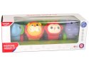 LEAN Toys Zestaw Kolorowych Pojazdów Zwierzęta z Kuleczkami