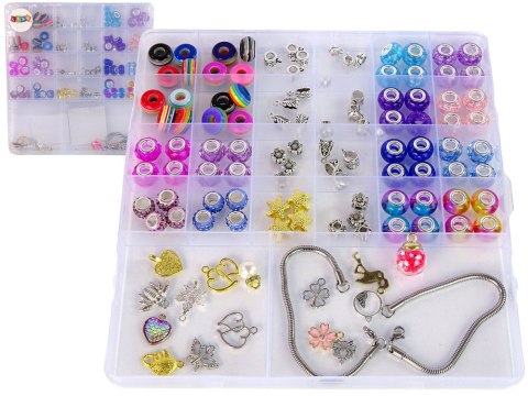 LEAN Toys Zestaw Koralików Do Robienia Biżuterii Kolorowe Koraliki LEAN Toys Zestaw Koralików Do Robienia Biżuterii Kolorowe Koraliki