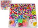 LEAN Toys Zestaw Koralików Do Robienia Biżuterii Różne Wzory Buźki Literki