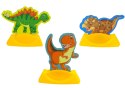 LEAN Toys Zestaw Kreatywny DIY Dinozaury Jaja Do Malowania Transporter
