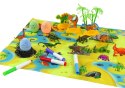 LEAN Toys Zestaw Kreatywny DIY Dinozaury Jaja Do Malowania Transporter